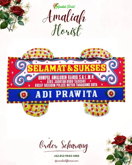 Papan Bunga Ucapan Selamat Kenoyojayan